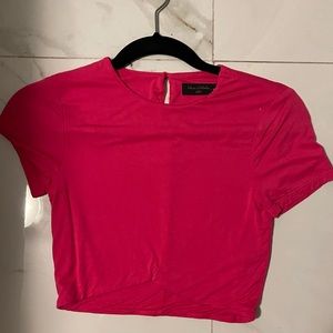 House of Harlow x Revolve Hot Pink Crop Top